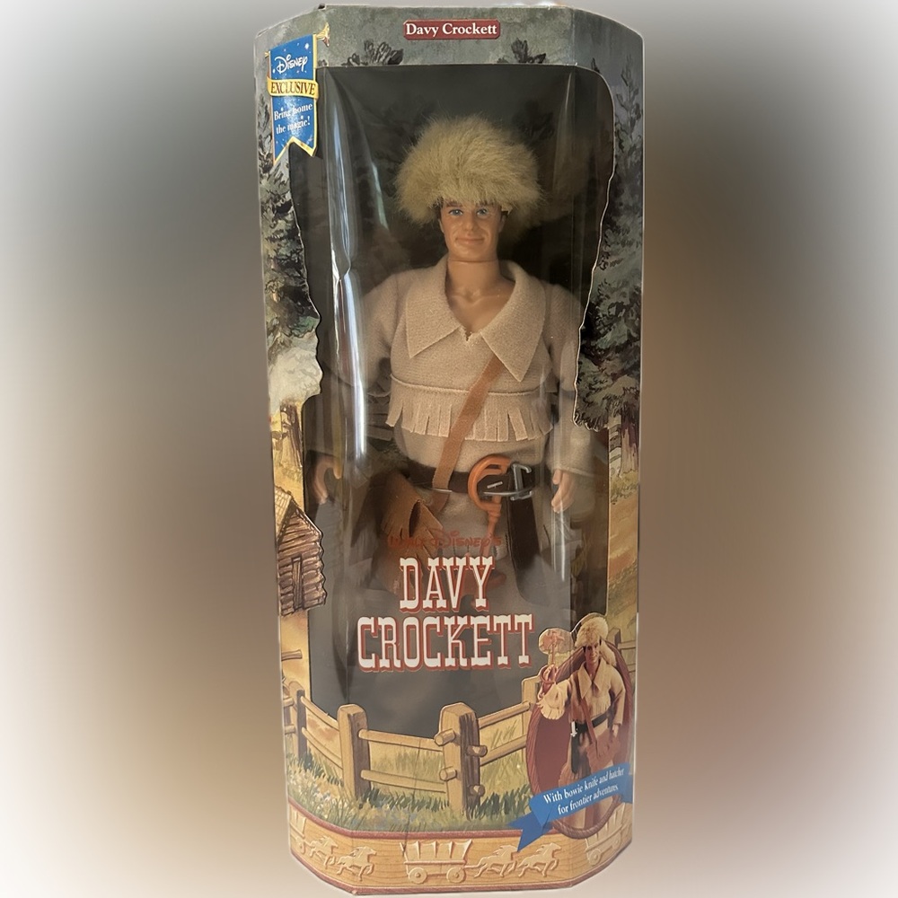 Davy Crockett Doll NIB (Mattel & Disney)